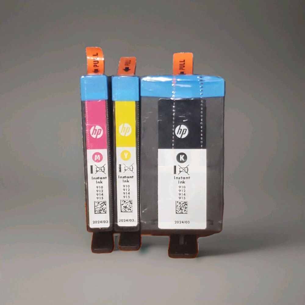 Genuine HP 910 912 914 915 Black Yellow Magenta Ink Cartridgers INSTANT INK New